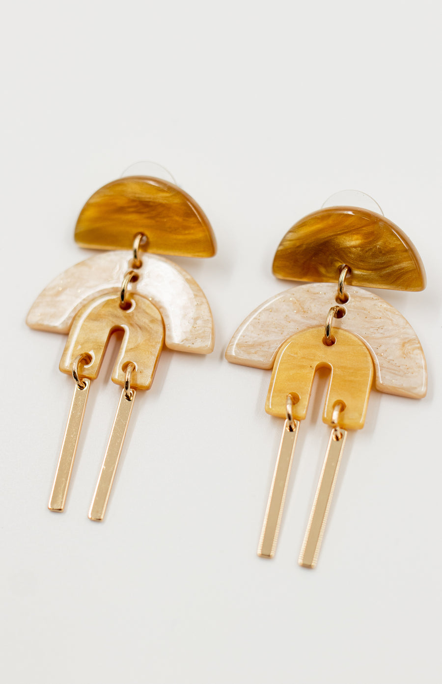 Amber Glow Earring