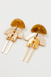 Amber Glow Earring