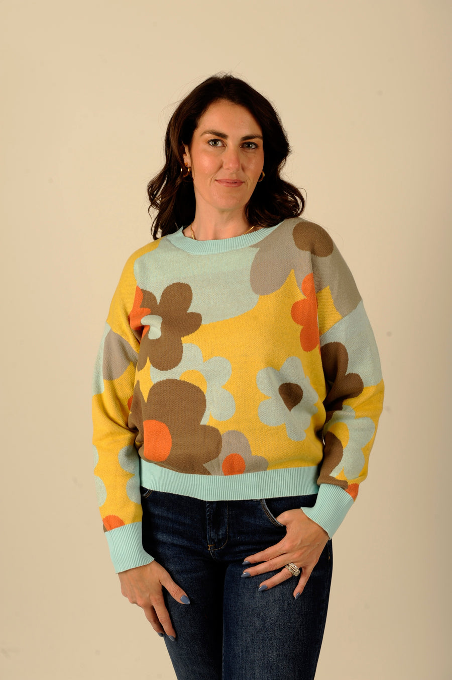 Autumn Wildflowers Sweater