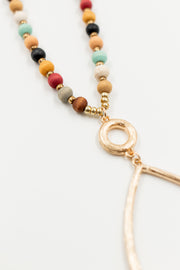 Beaded Drop Necklace