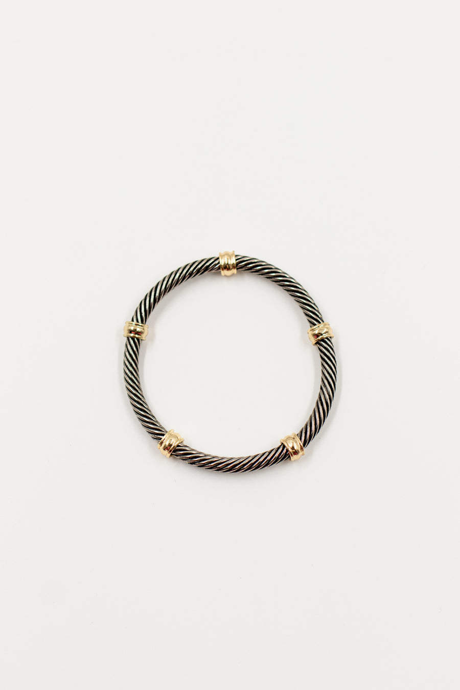 Cable Charm Bracelet