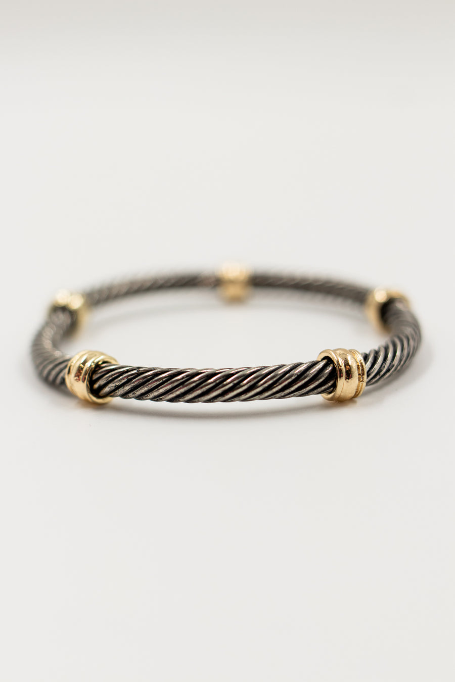 Cable Charm Bracelet
