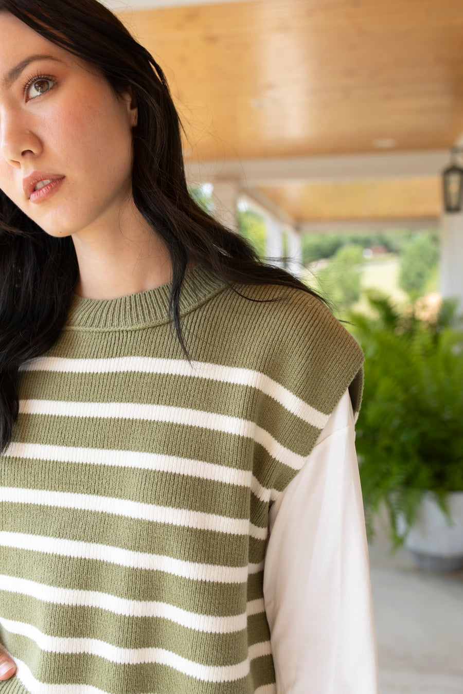 Carefree Sage Sweater Vest