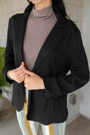 Chic Black Blazer Jacket