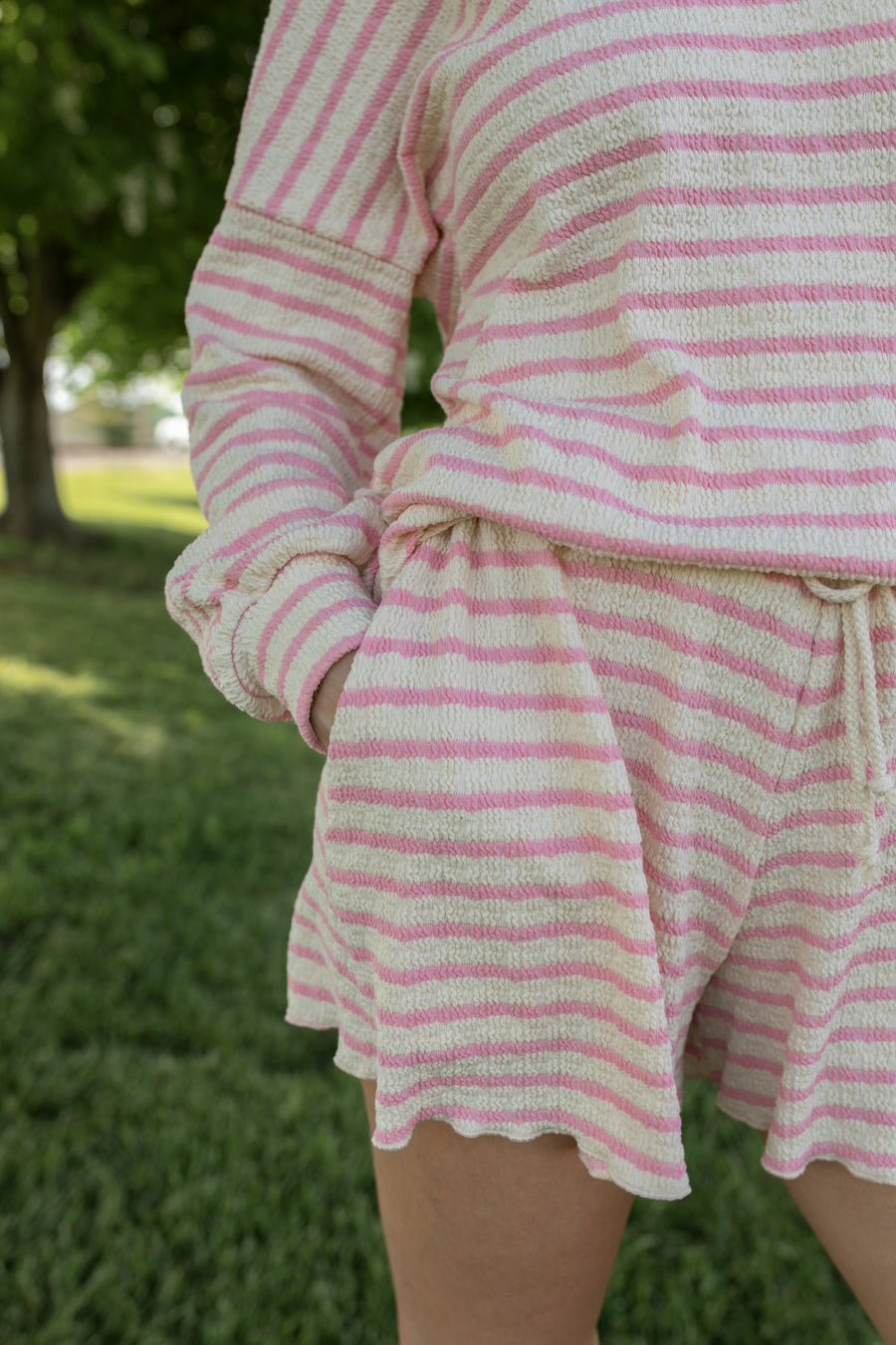 Chic and Cozy Pink and Cream Set