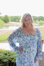 Coastal Vibes Smocked Dress