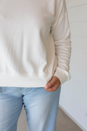 Cozy Comfort Washed Terry Top