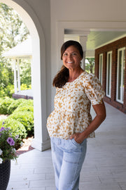 Daisy Delight Peplum Blouse