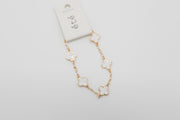 Daylight Clover Gold Chain Bracelet