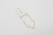 Daylight Clover Gold Chain Bracelet