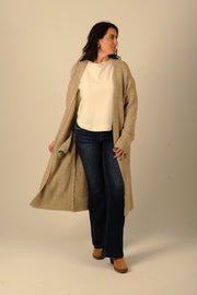 Draped Delight Long Cardigan