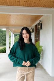 Elegant Emerald Green Sweater