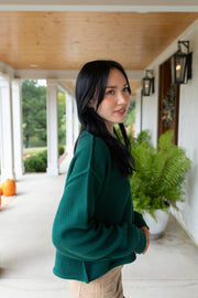 Elegant Emerald Green Sweater