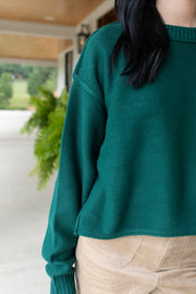 Elegant Emerald Green Sweater