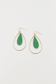 Emerald Drop Earring