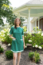 Emerald and Diamond Knit Dress