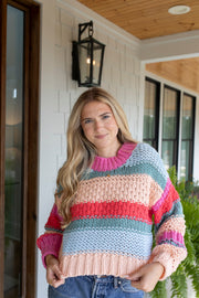 Festive Colorblock Sweater