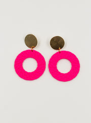 Flamingo Glow Earring