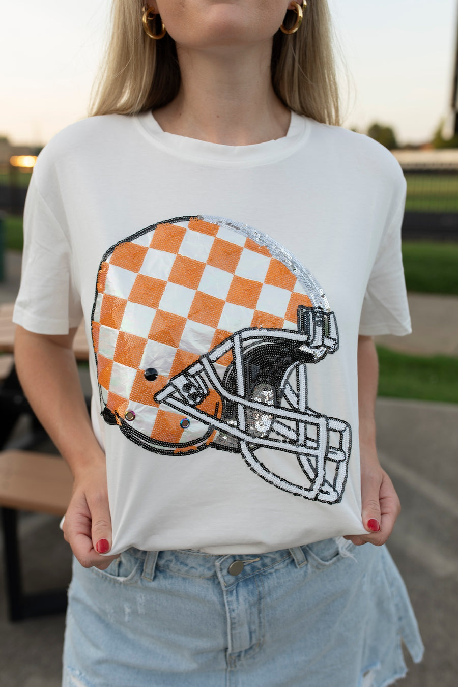 Go Big Orange Queen of Sparkles Tee