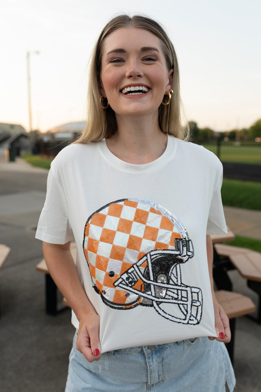 Go Big Orange Queen of Sparkles Tee