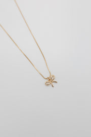 Golden Grace Bow Necklace