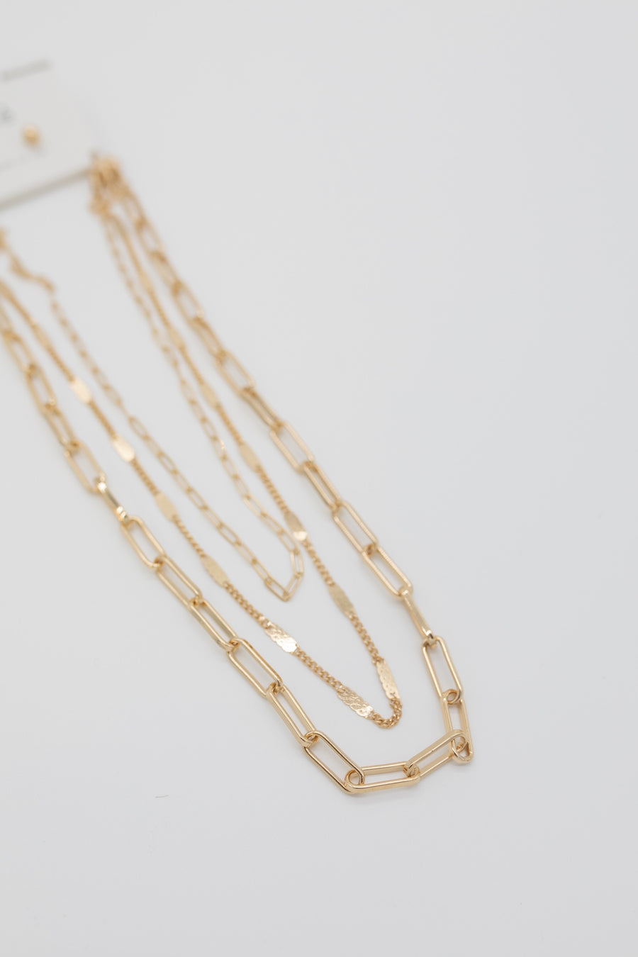 Golden Trio Layered Necklaces