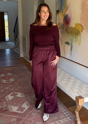 Plum Luxe Jumpsuit