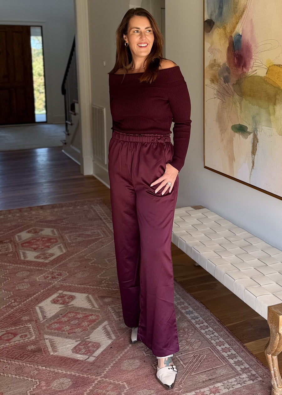 Plum Luxe Jumpsuit