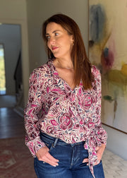 Mystic Mauve Tie Top