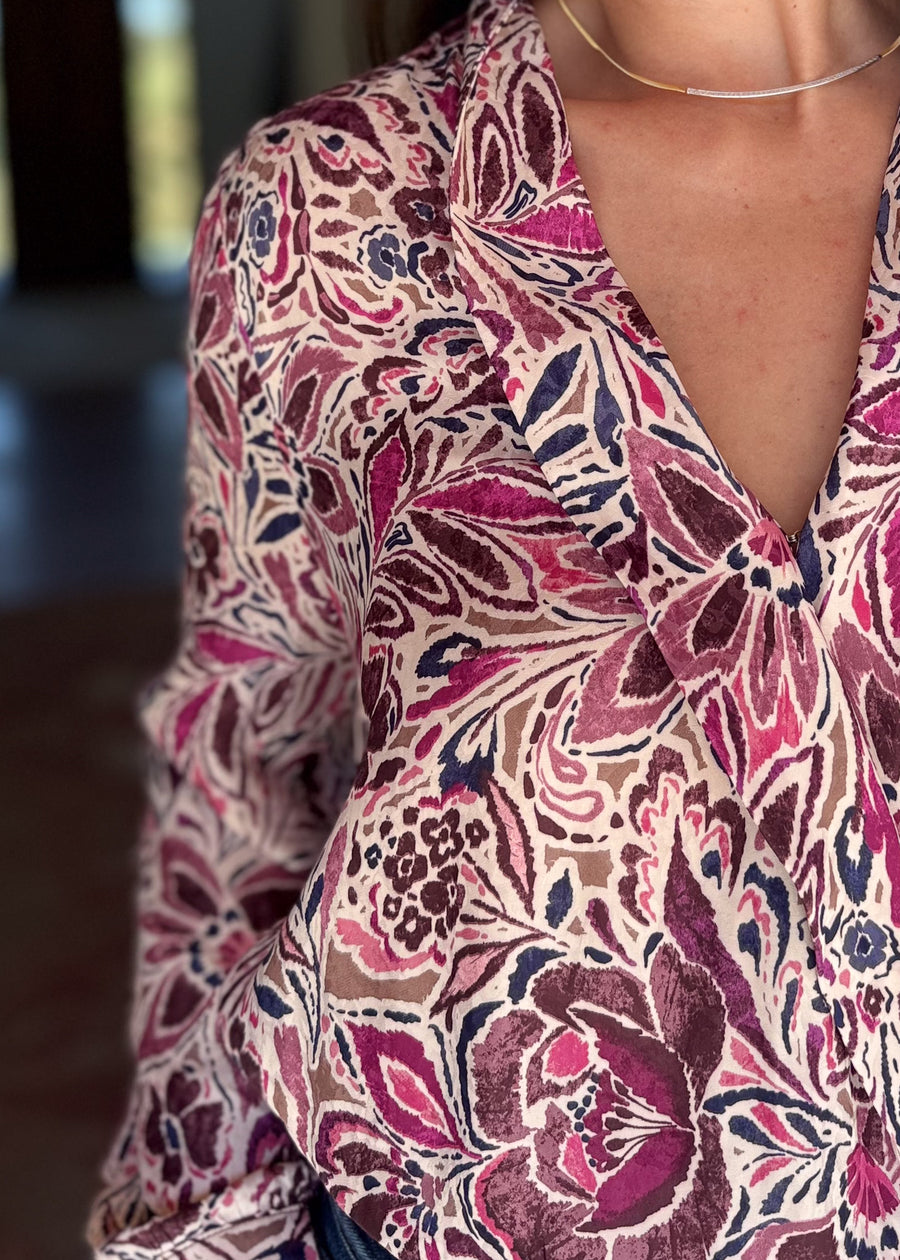 Mystic Mauve Tie Top