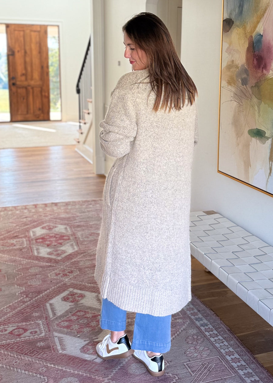 Draped Delight Long Cardigan