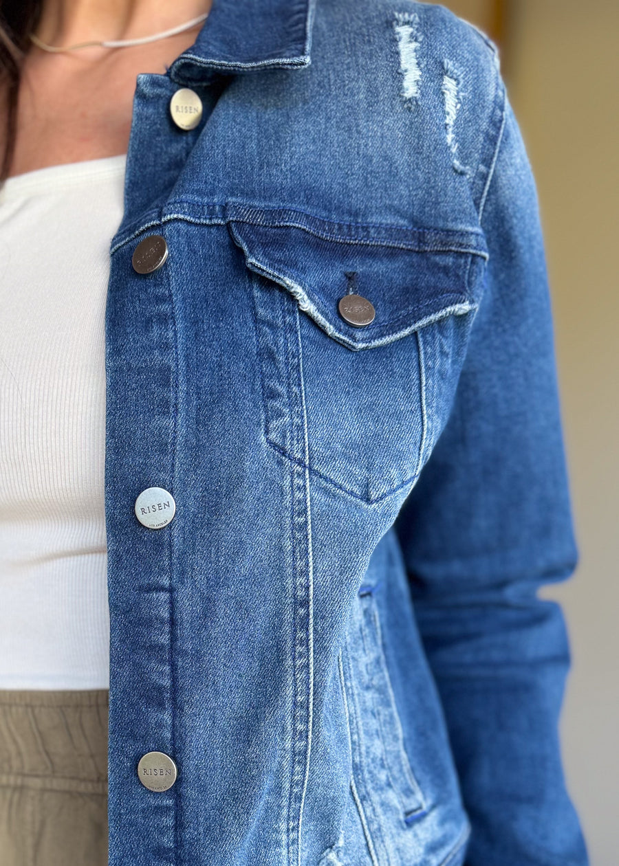 Classic Charm Denim Jacket