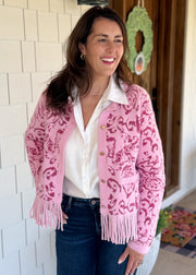 The Evelyn Fringe Cardigan