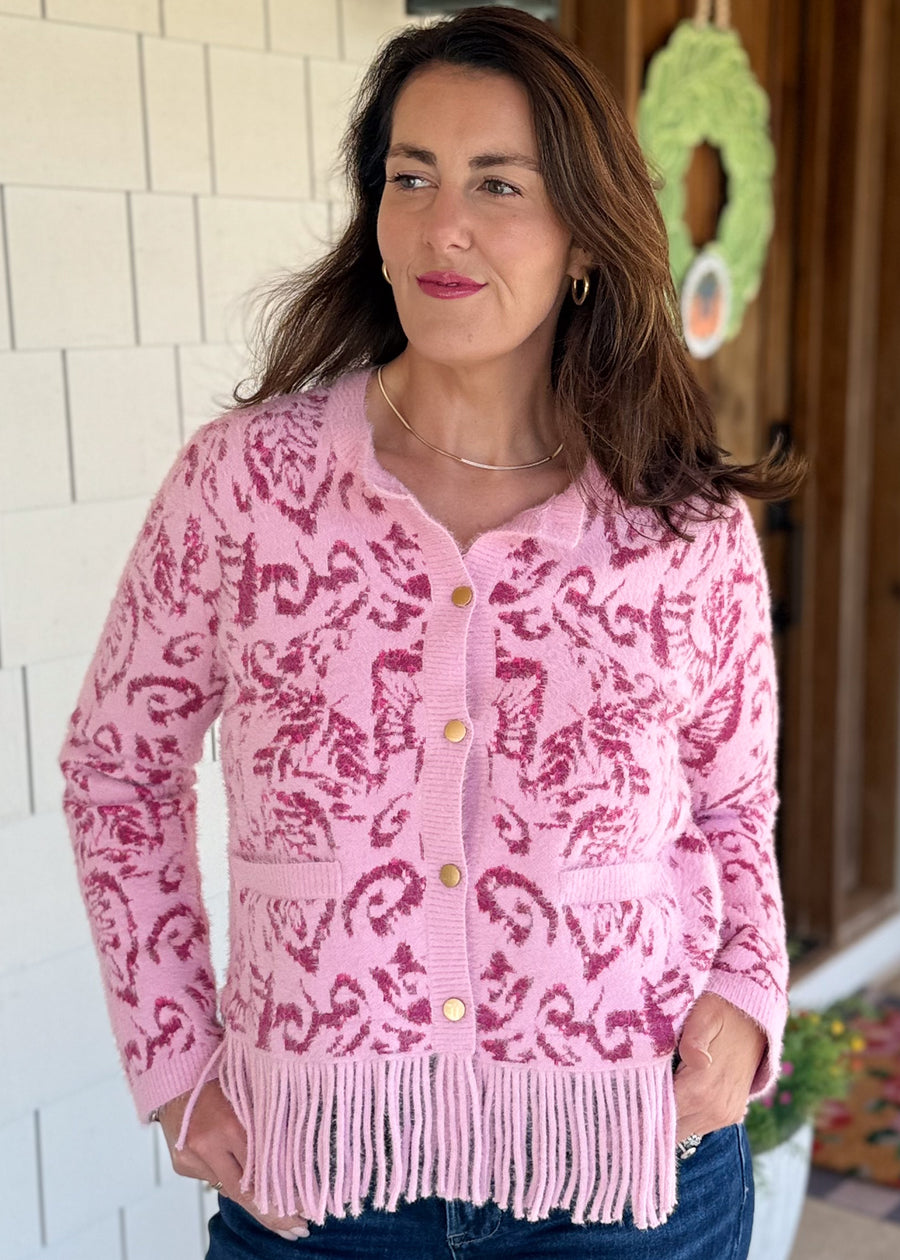 The Evelyn Fringe Cardigan