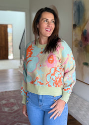 Sunset Garden Sweater