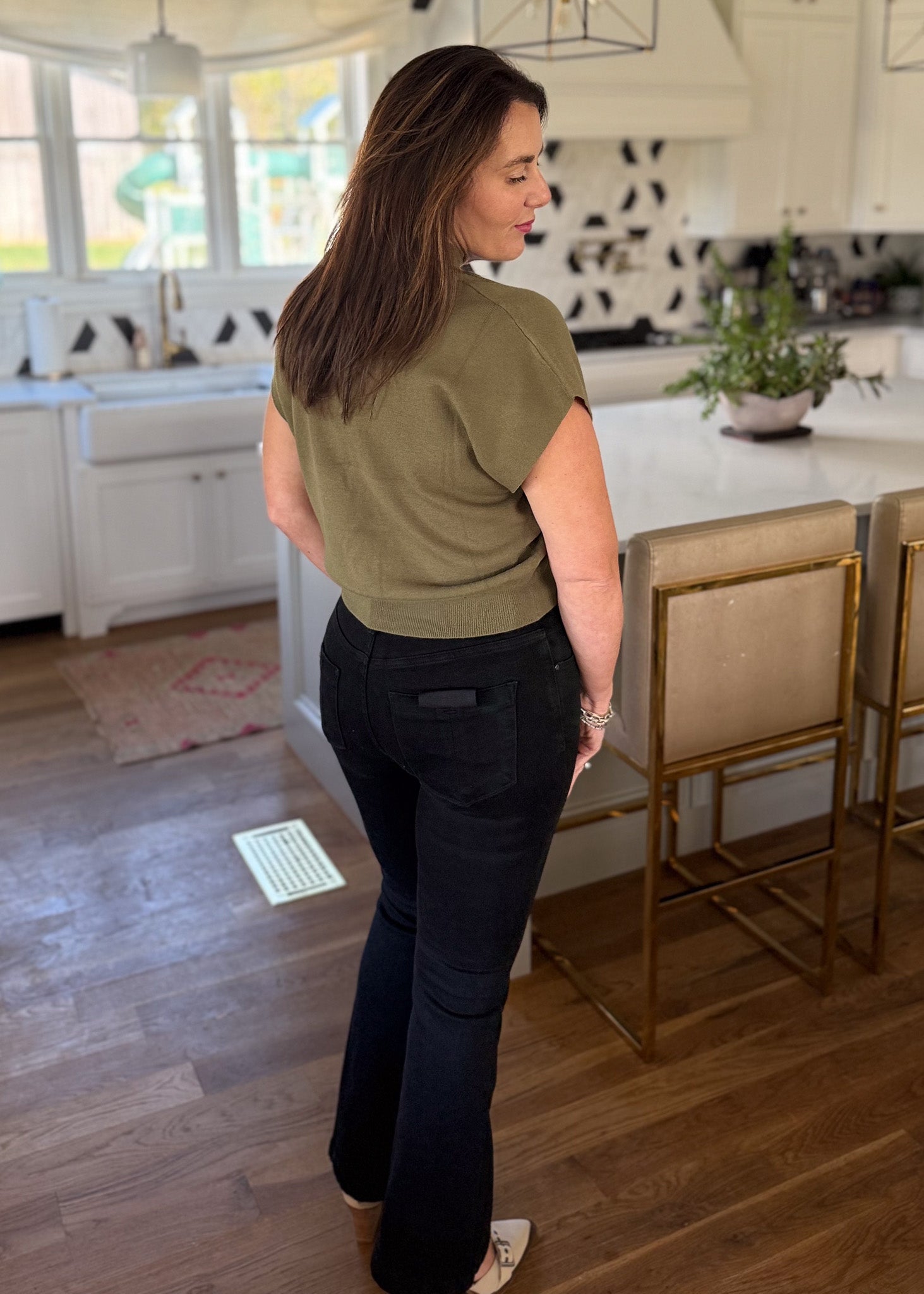 Olive Breeze Sweater