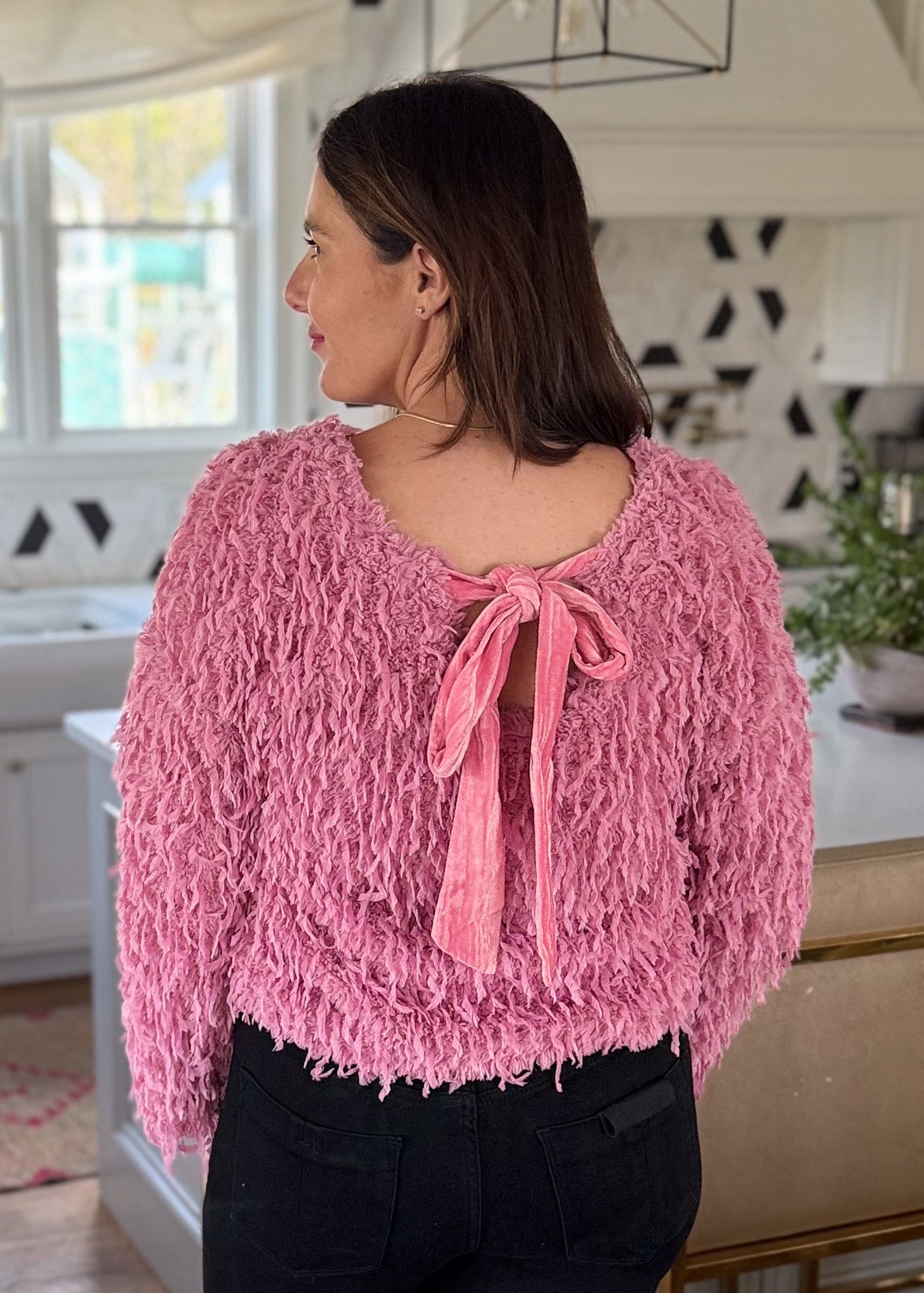 Shaggy Sweetheart Sweater