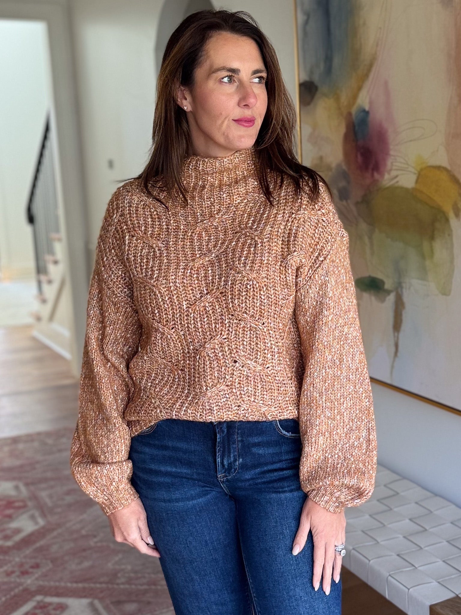 Warm Cinnamon Sweater