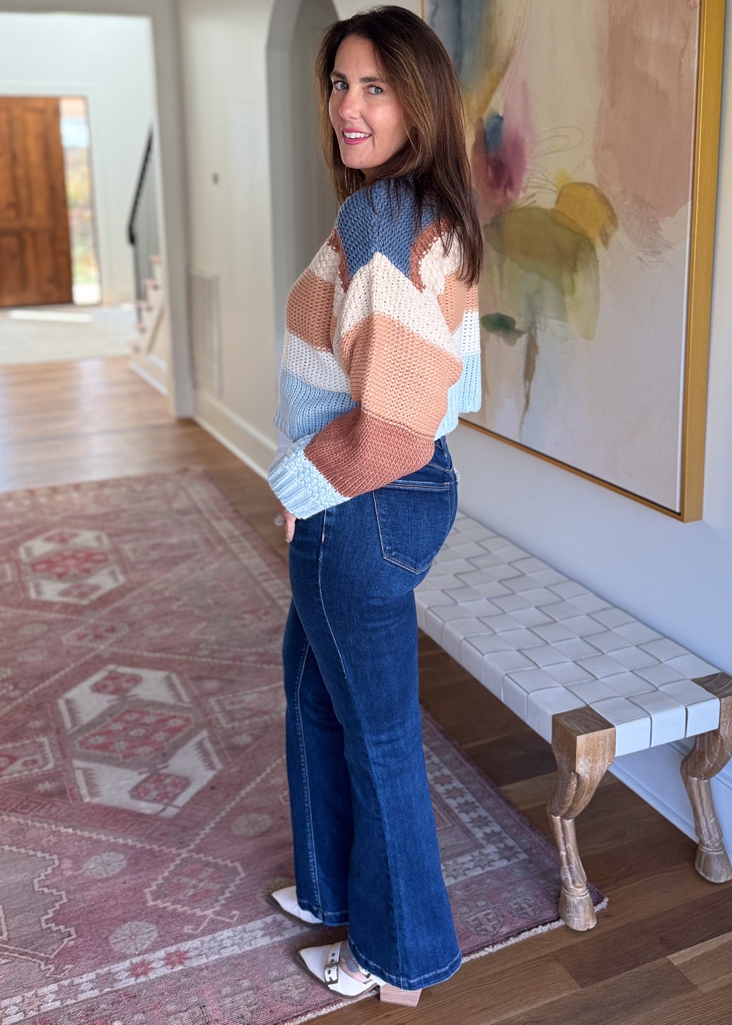 Stripe It Up Sweater