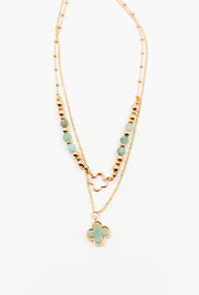 Luna Layered Charm Necklace