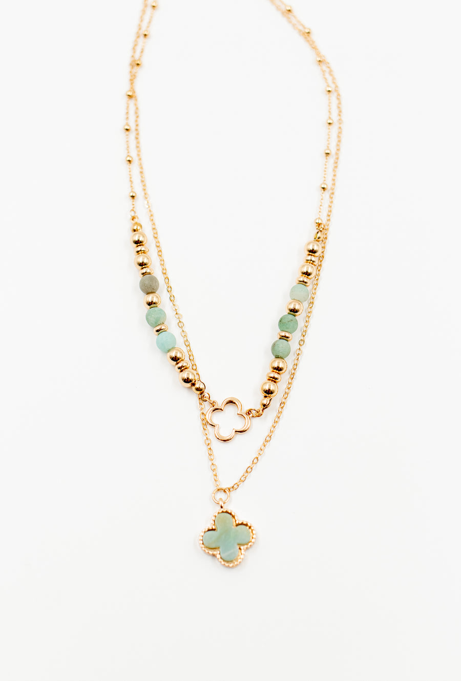 Luna Layered Charm Necklace