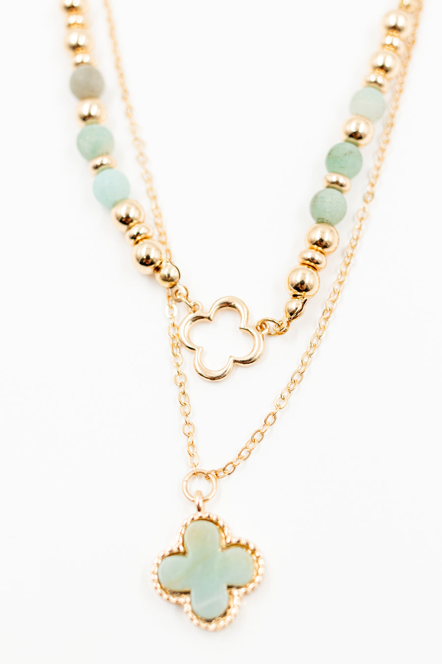 Luna Layered Charm Necklace