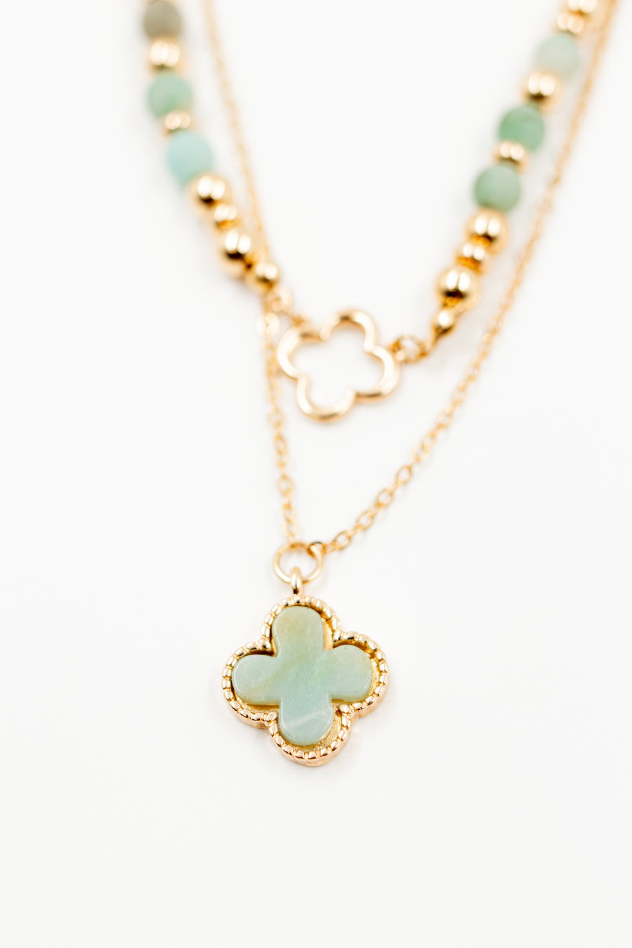 Luna Layered Charm Necklace