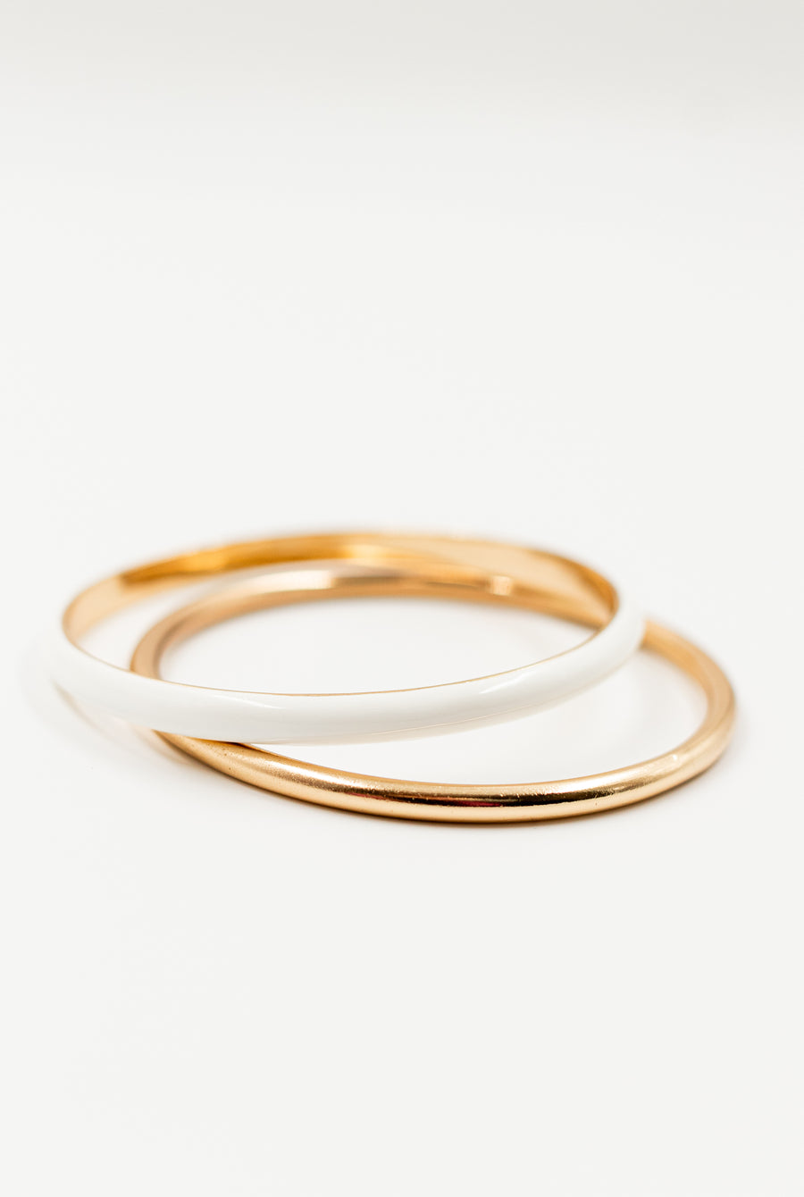 White and Gold Stack