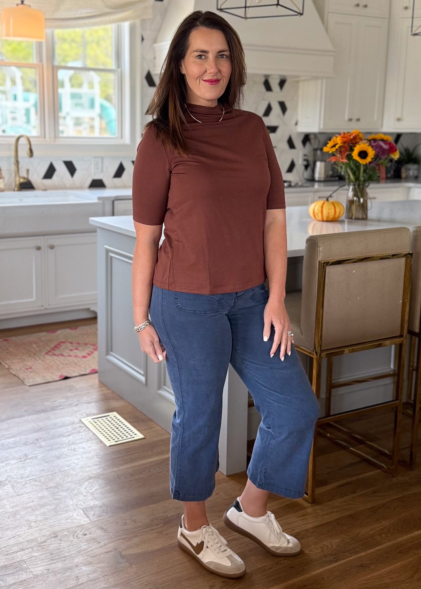 The Cinnamon Drape Top