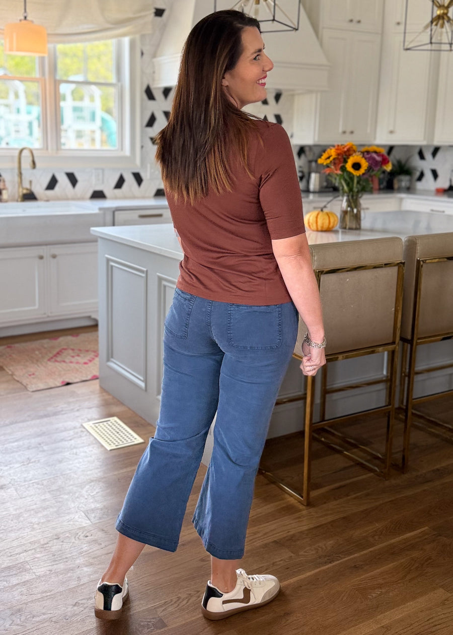 The Cinnamon Drape Top