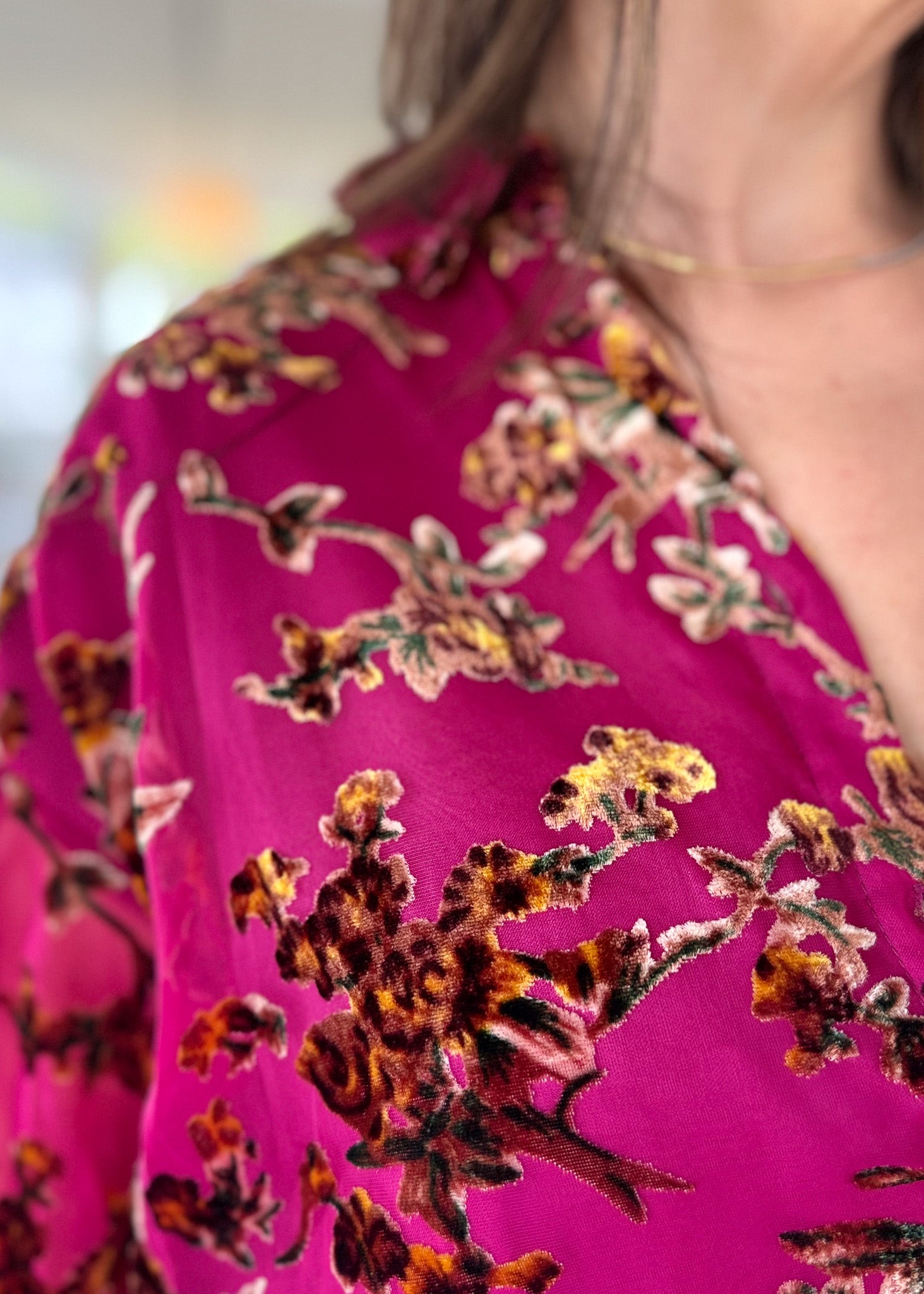 The Regal Bloom Blouse