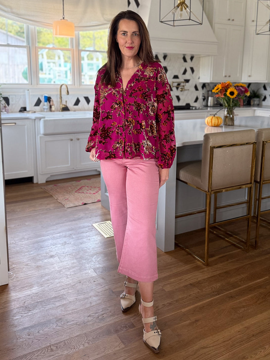 The Regal Bloom Blouse