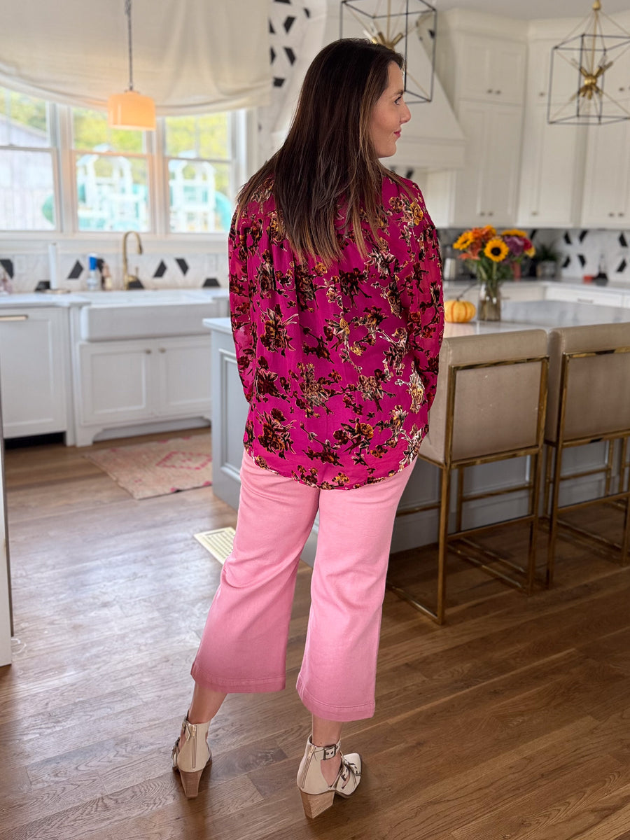 The Regal Bloom Blouse