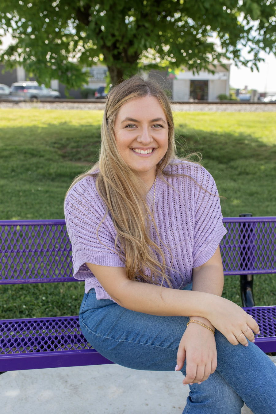 Lavender Dreams Dolman Knit Top